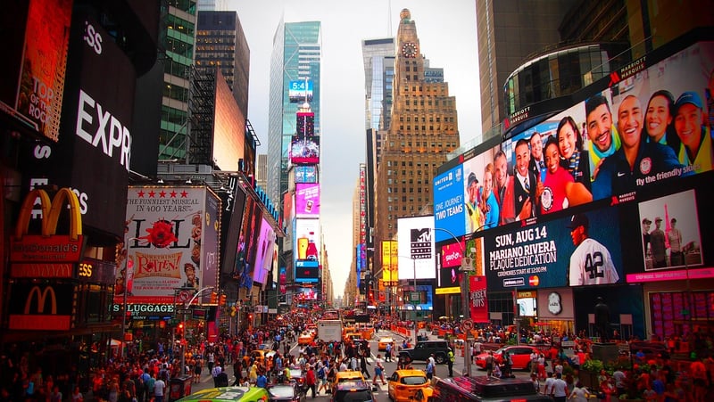 Modern Times Square in New York